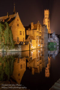 Reflections at Rozenhoedkaai, Bruges