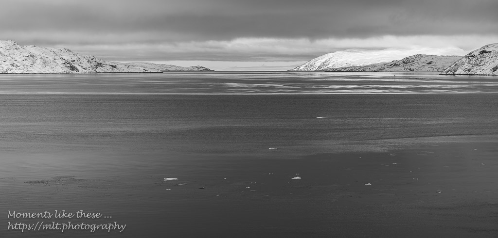 The sea's beginning to freeze - Kirkenes