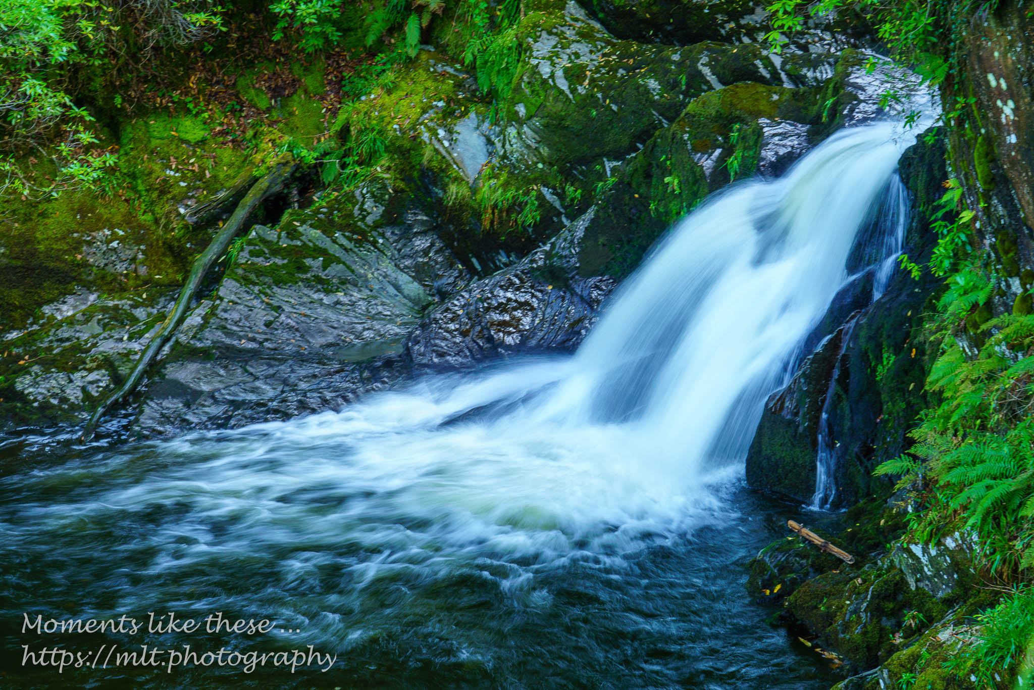 Waterfall on Afon Mynach