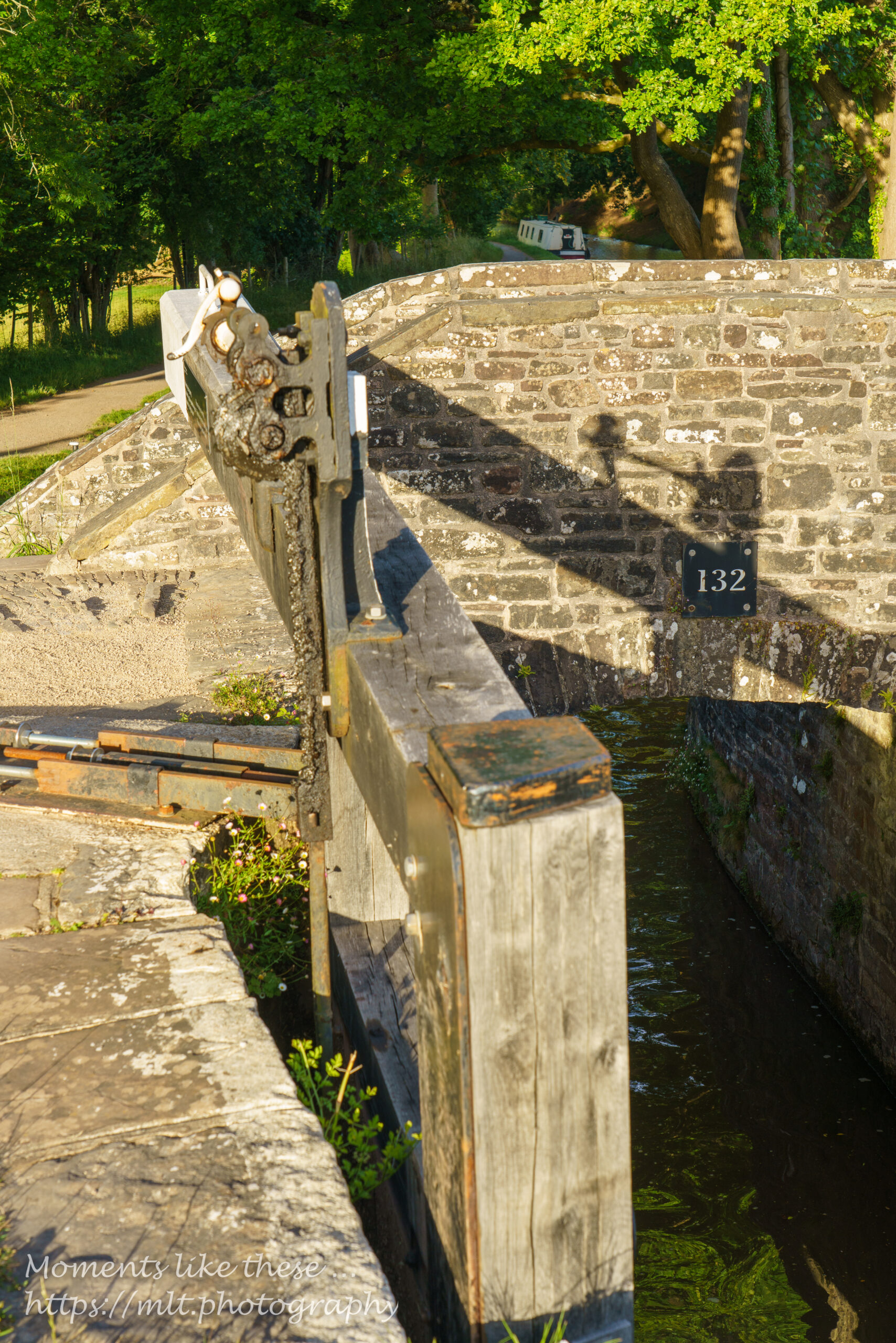 The lower lock at Llangynidr
